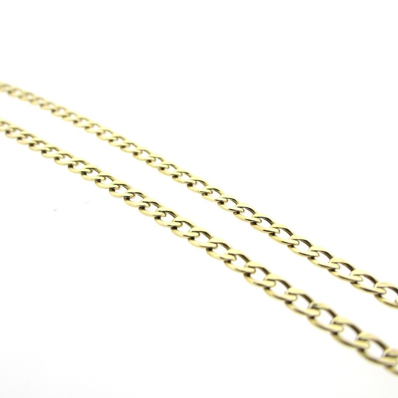 Image 3 of Gold gourmet link chain | 50 cm