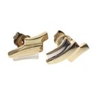 Image 1 of Bicolor gold fantasy stud earrings