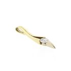 Image 4 of Two-tone gold pendant with zirconia