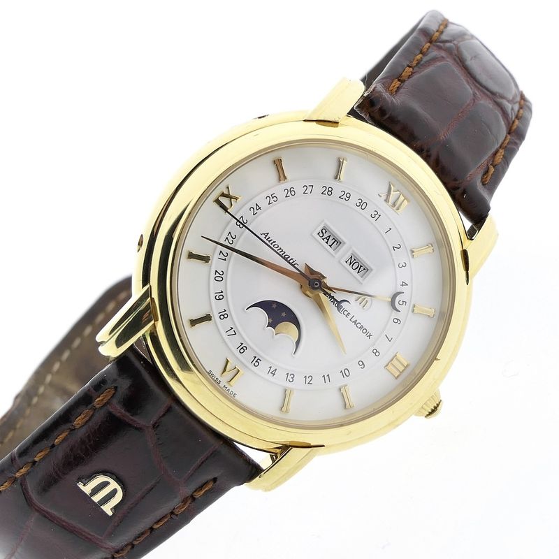 Image 5 of Maurice Lacroix Masterpiece Moonphase; 18k gold men's watch