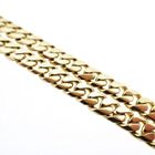 Image 3 of Gold flat gourmet link chain; Karakaş | 54 cm
