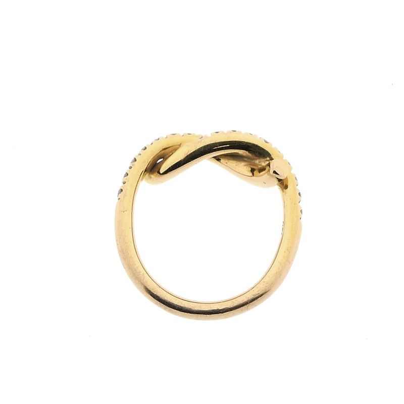 Image 3 of Bron Jewelry gold ring with diamond; 0.22 ct.