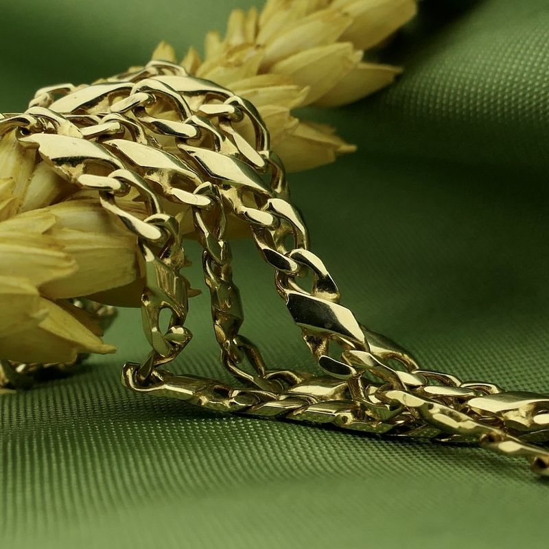Image 2 of Gold gourmet/infinity link chain