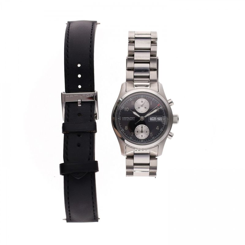 Image 13 of Hamilton Khaki Chronograph H714660; Automatic Watch