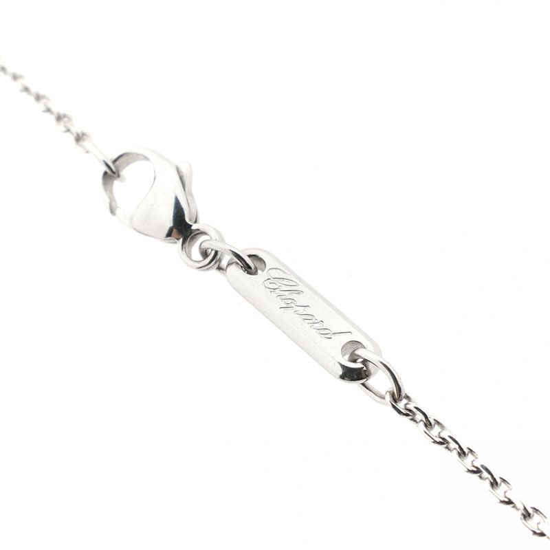 Image 10 of 18K white gold necklace with 0.19 ct. diamond | Chopard