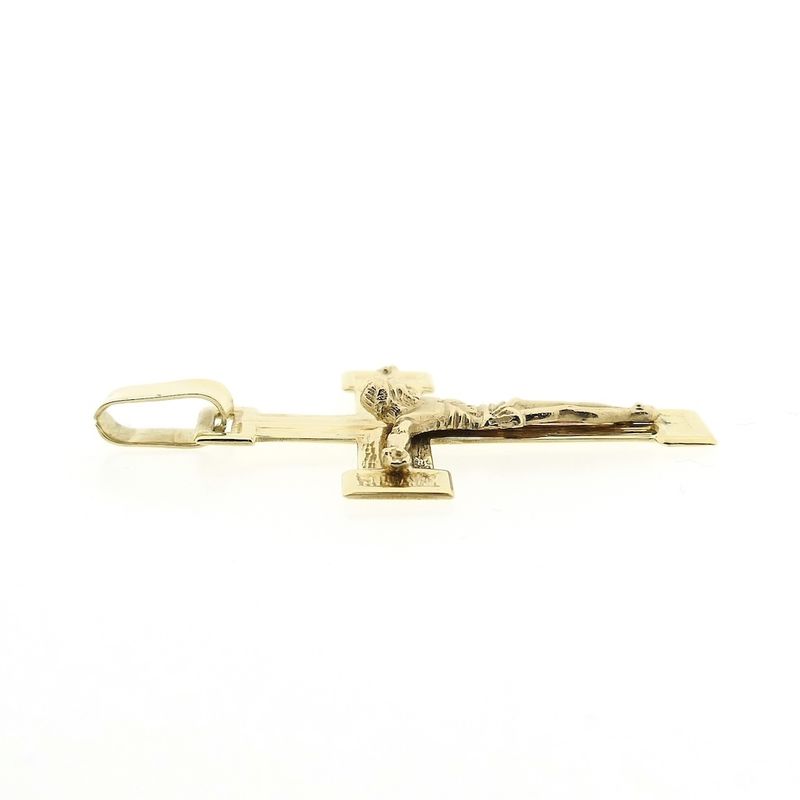 Image 5 of Gold pendant of cross with corpus