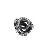 Image 6 of Pandora charm; Silver; White Daisy
