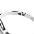 Image 7 of White gold ring with diamond | 0.12 ct.