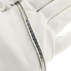 Image 12 of White gold link bracelet with sapphire