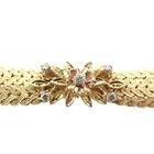 Image 3 of Vintage gold bracelet with diamonds approx. 0.20 ct.