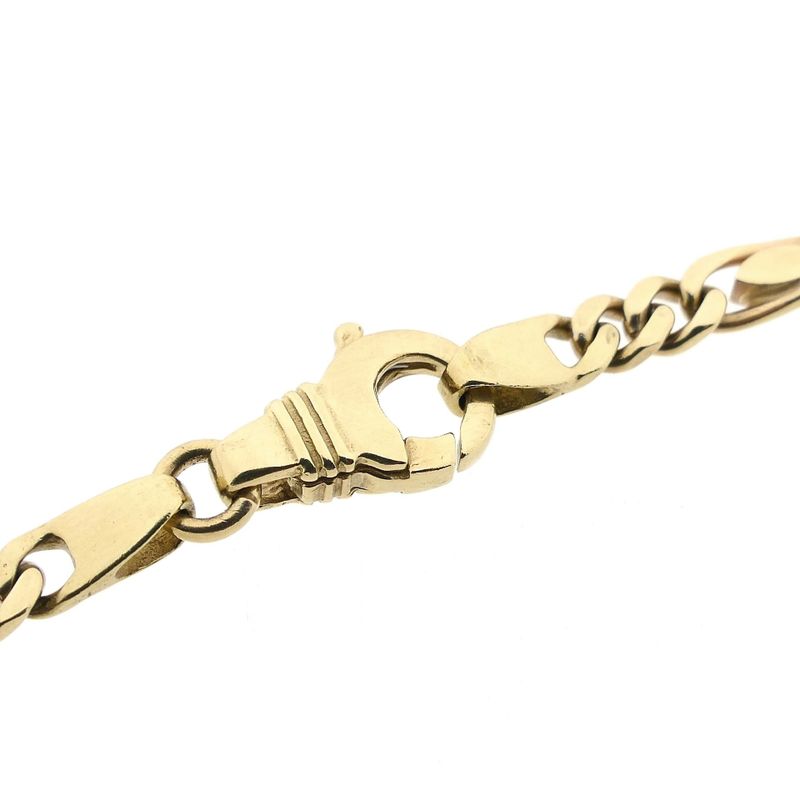 Image 4 of 8 Karat Figaro Chain