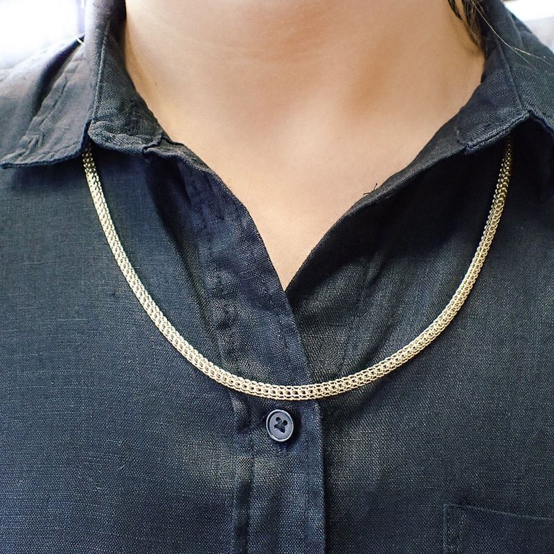 Image 3 of Golden Prince of Wales necklace