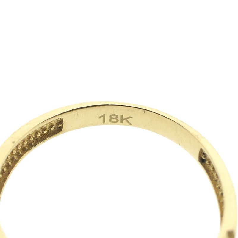 Image 6 of Gold ring with zirconia