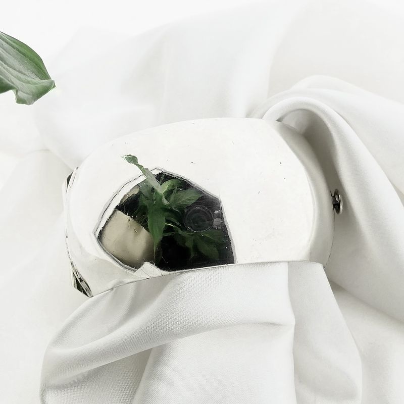 Image 1 of Silver fantasy slave bracelet | Ø 62 mm