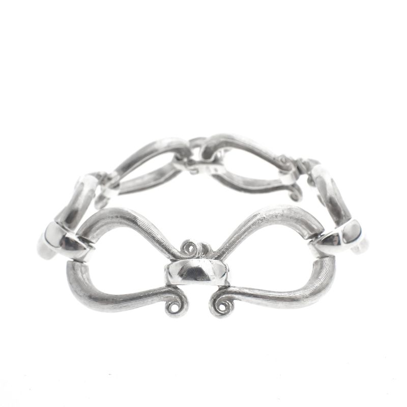 Image 1 of Sturdy silver fantasy link bracelet | 21 cm