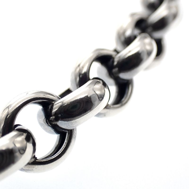 Image 6 of Silver jasseron necklace | 44 cm