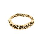 Image 4 of Wide gold gourmet link bracelet