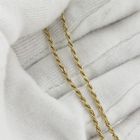 Image 7 of Gold twisted link bracelet | 20 cm