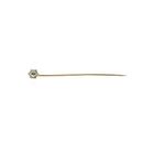 Image 5 of Gold lapel pin, tie pin with rose-cut diamond | Approx. 0.10 ct.
