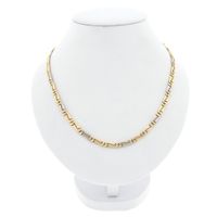 Bicolor gold fantasy link chain