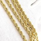 Image 7 of Twisted Link Chain; 14 Karat; 45.5 cm