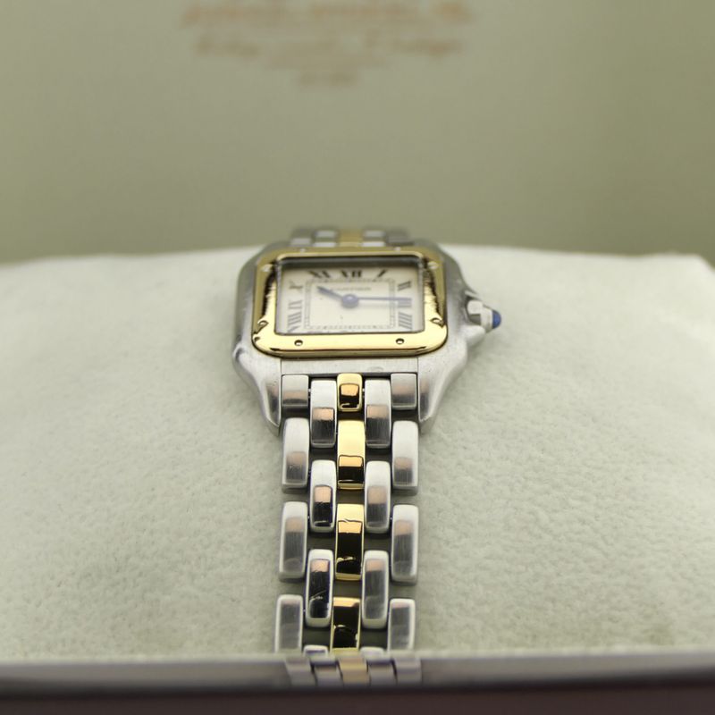 Image 17 of Cartier Panthère '1 Row'; 18k gold/steel women's watch