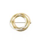 Image 1 of Tricolor gold fantasy brooch