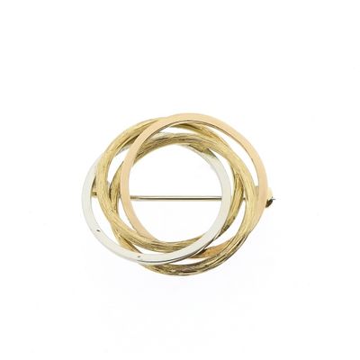 Tricolor gold fantasy brooch Image 1 of Tricolor gold fantasy brooch