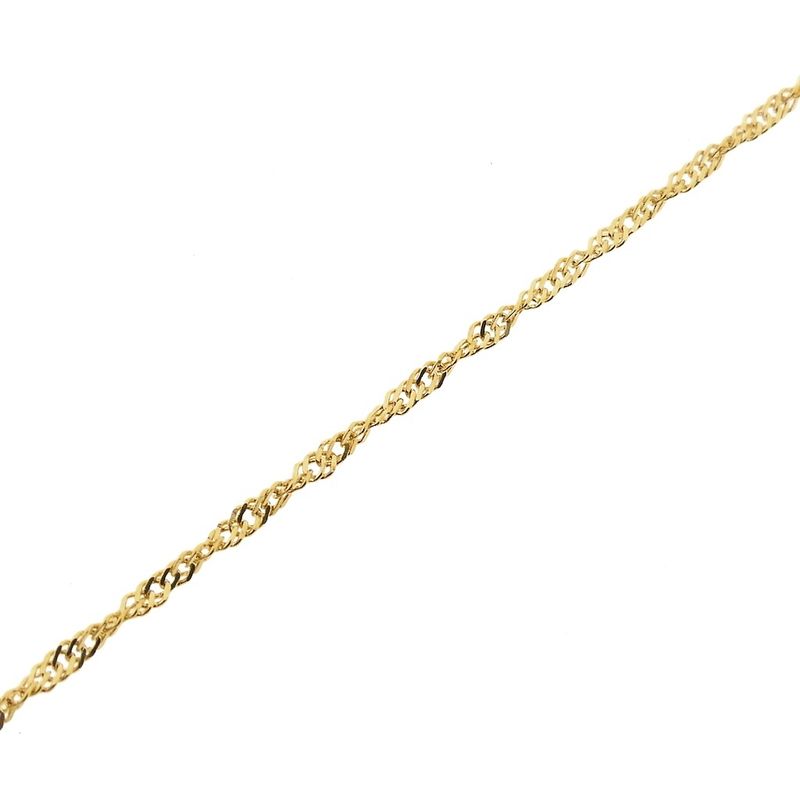 Image 8 of Gold twisted link bracelet; 18 cm | Binder