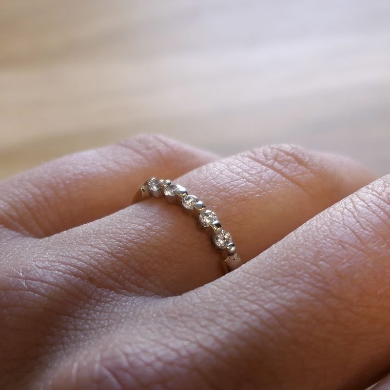 Image 5 of Gold ring with diamond | 0.25 ct.