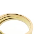 Image 6 of Tricolor gold ring with diamonds; 0.15 ct.