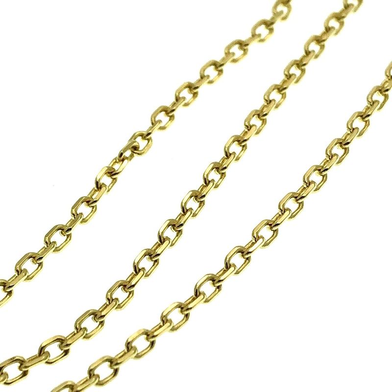 Image 3 of Gold anchor link chain | 61.5 cm