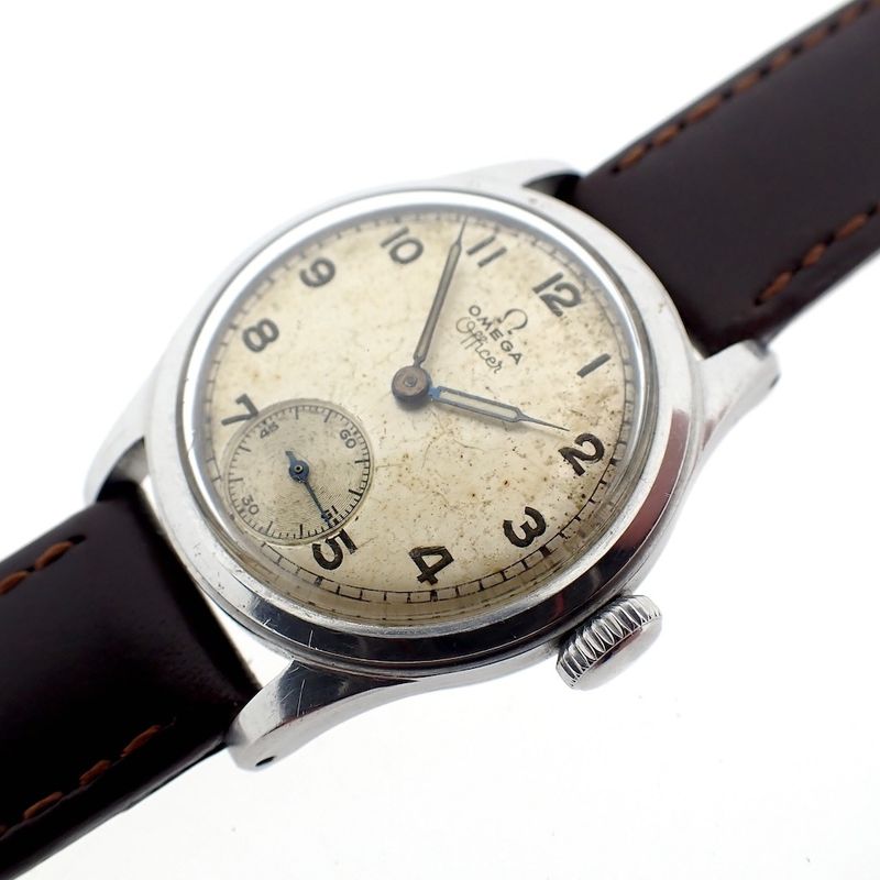 Image 6 of Omega Officer; Swedish WWII watch