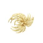 Image 1 of Luxurious gold brooch; Floral design