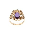 Image 4 of Rose Gold Ring Set with a Synthetic Gemstone