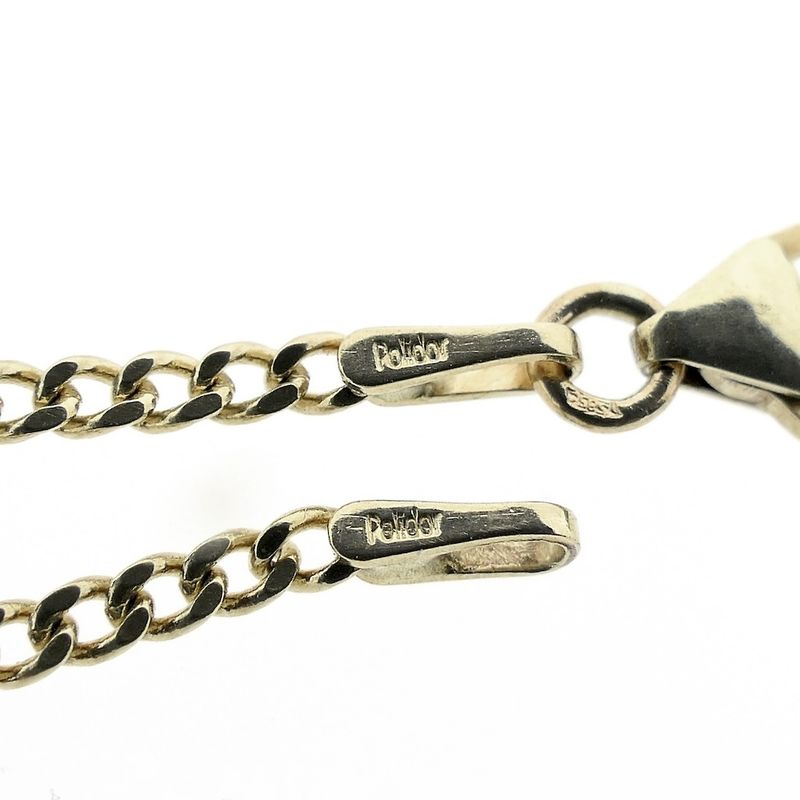 Image 5 of Gold gourmet link chain | 51 cm