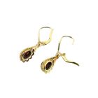 Image 5 of Gold earrings with garnet