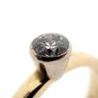 Image 3 of Bicolor solitaire ring with diamond 0.20 ct.