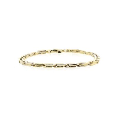 Image 1 of Two-tone gold fantasy link bracelet