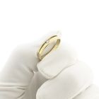 Image 10 of Two-tone gold solitaire ring with diamond; 0.035 ct.