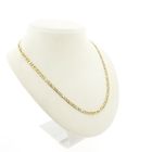 Image 3 of Two-tone gold Figaro link chain