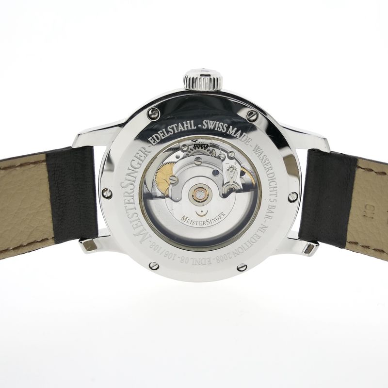 Image 13 of Meistersinger NL Edition 2008 EDNL 08-106/108; Automatic men's watch