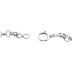 Image 7 of Silver jasseron link chain | 82 cm