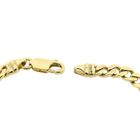 Afbeelding 6 van Gouden platte gourmetschakel armband | 21 cm