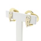 Image 4 of Vintage two-tone gold clip-on earrings as a knot