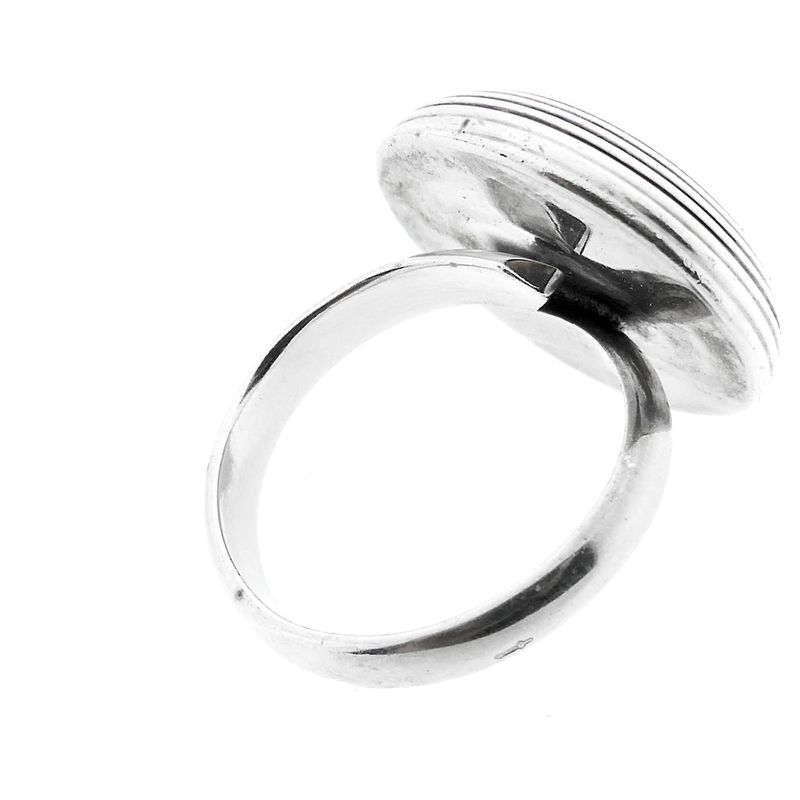 Image 4 of Silver ring with spiral