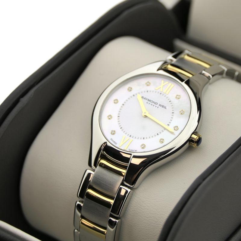 Image 19 of Raymond Weil Noemia 5132-STP-00985; Bi-Color Ladies watch with diamonds