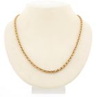 Image 1 of Solid gold anchor link chain | 68 cm