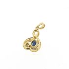 Image 4 of Gold pendant with sapphire and diamond | 0.02 ct.
