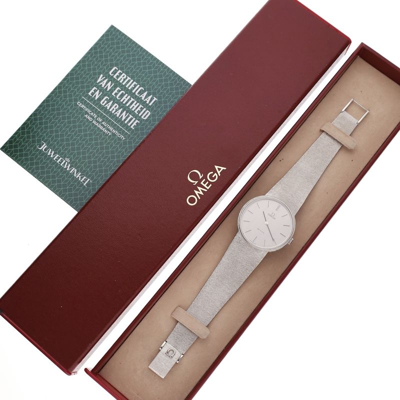 Image 21 of Omega De Ville 311.140; Vintage 18k white gold men's watch